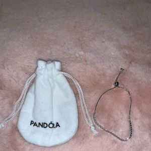 Authentic PANDORA Sparkling Slider Tennis Bracelet